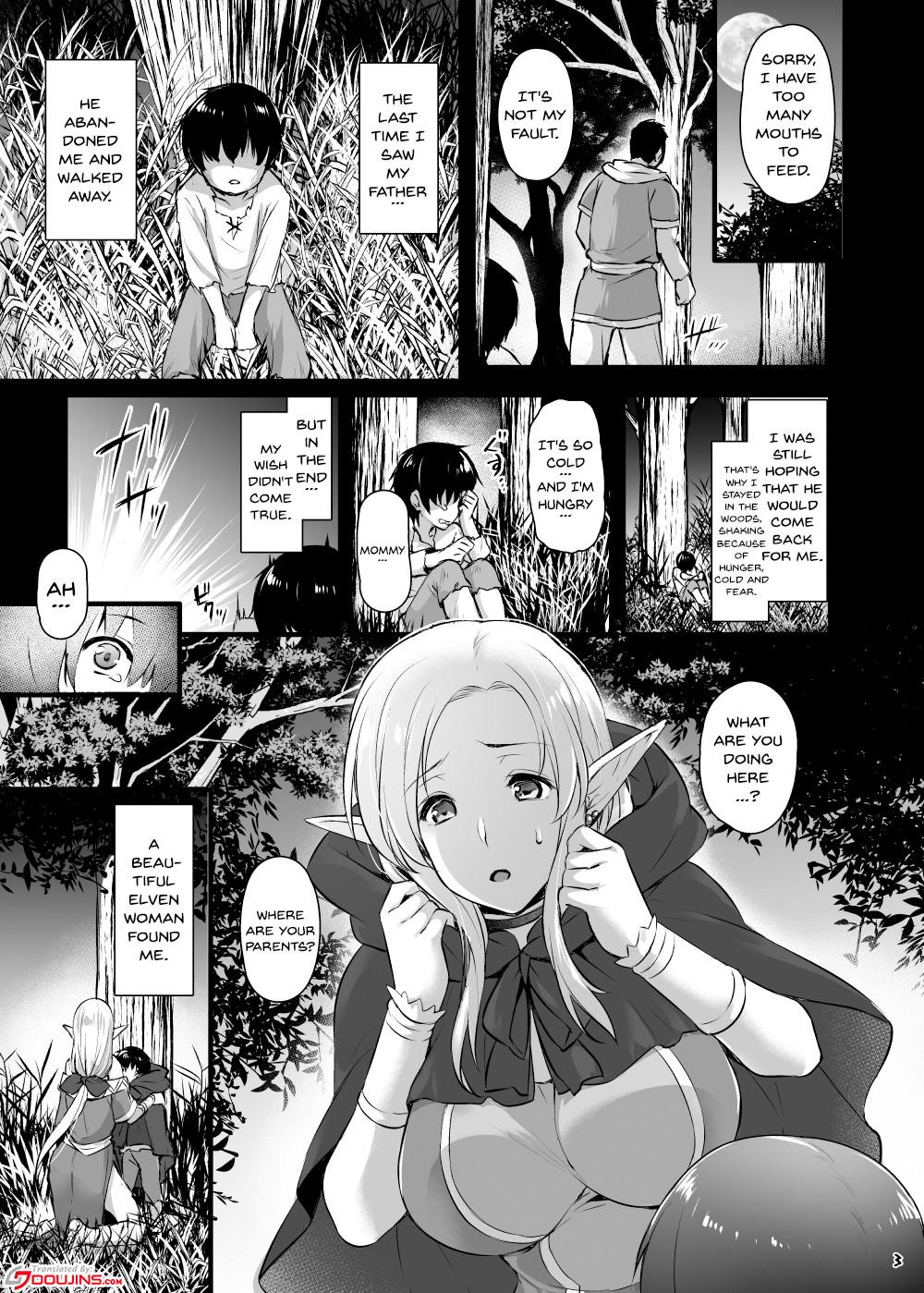 Hentai Manga Comic-Elf's Mom ~She Gets Raped By Orcs In From Of Her Son~-Read-2